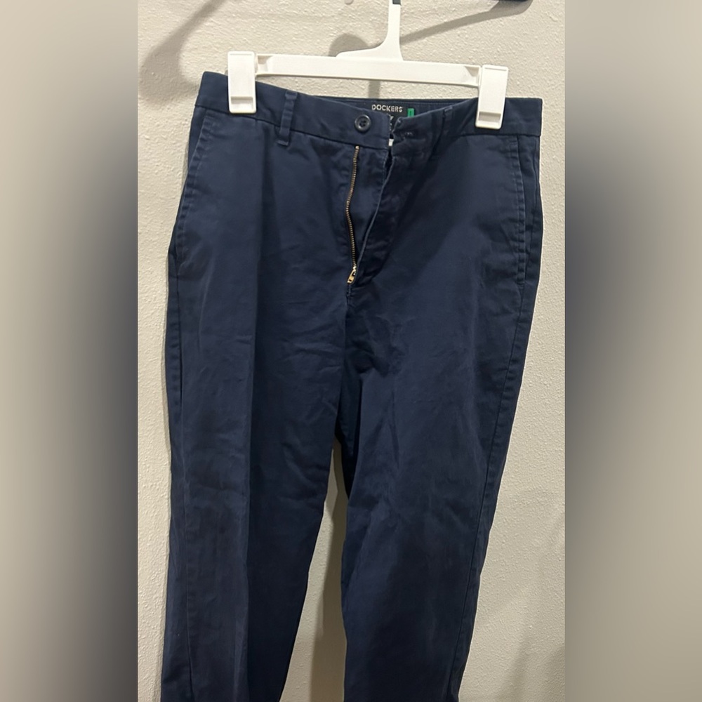 Dockers Blue Ankle Cropped Pants